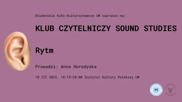 Rytm | Klub Czytelniczy Sound Studies