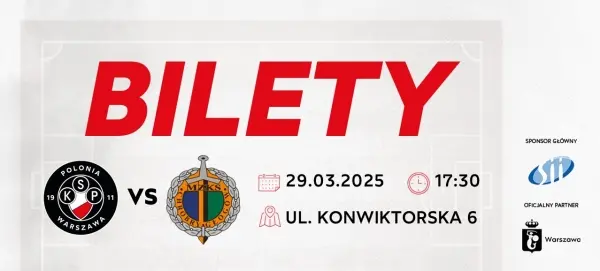 Mecz Polonia Warszawa - Chrobry Głogów