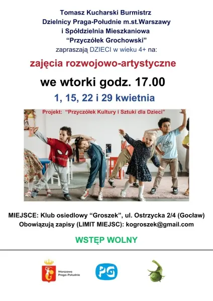 Zajęcia rozwojowo-artystyczne dla dzieci