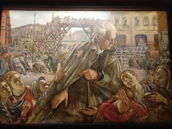 Oprowadzanie po wystawie Uchwycić getto. Codzienność getta łódzkiego oczami artystów