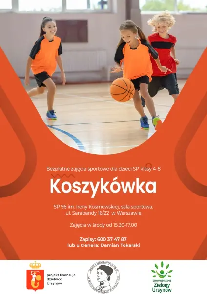 Koszykówka dla dzieci (klasy 4-8)