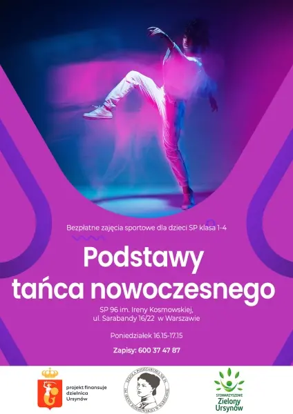 Podstawy tańca nowoczesnego dla dzieci (klasy 1-4)