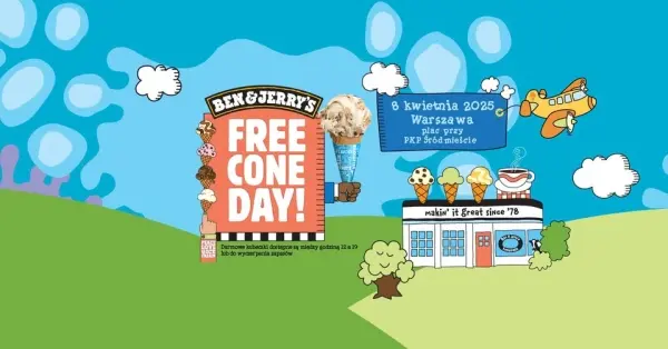 Rozdajemy lody w Warszawie - Free Cone Day 2025