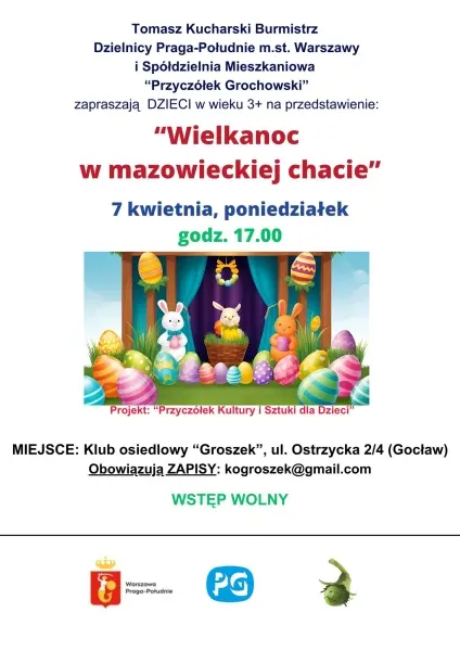 "Wielkanoc w mazowieckiej chacie" | przedstawienie dla dzieci
