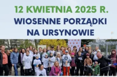 Wiosenne porządki na Ursynowie w ramach akcji Operacji Czysta Rzeka
