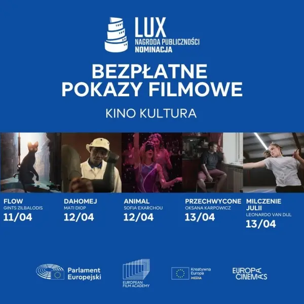 Pokazy filmów nominowanych do Nagrody Publiczności LUX | „FLOW”