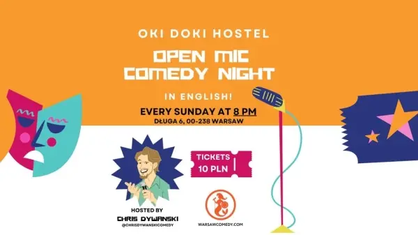 Oki Doki Open Mic Comedy Night