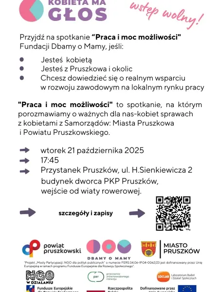 Kobieta ma GŁOS - Praca i moc możliwości 