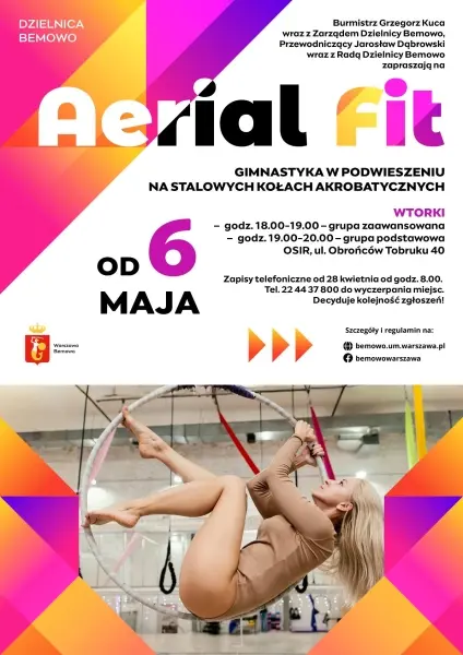 Zajęcia aerial fit na Bemowie