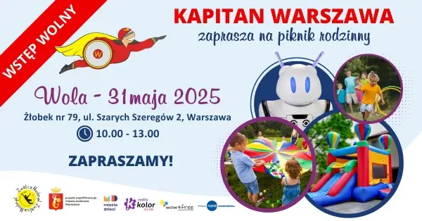 Rodzinny piknik na Woli z Kapitanem Warszawa