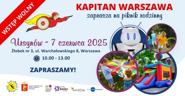 Rodzinny piknik na Ursynowie z Kapitanem Warszawa