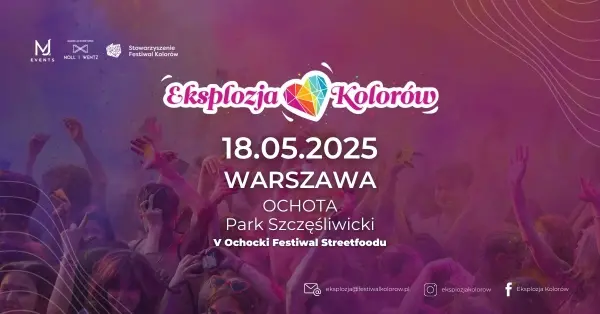 Eksplozja Kolorów na warszawskiej Ochocie 2025
