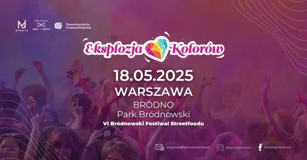 Eksplozja Kolorów na warszawskim Bródnie 2025