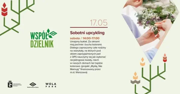 Sobotni Upcykling: Umajony bukiet 