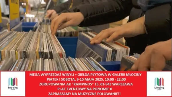 MEGA wyprzedaż winyli + giełda płytowa w Galerii Młociny
