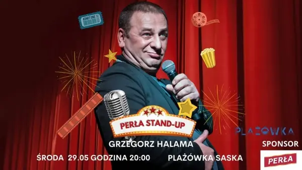 Perła Stand-up na plaży Saska! Grzegorz Halama