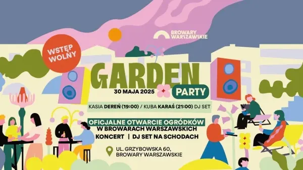Garden Party x koncert Kasi Dereń & Kuba Karaś (DJ set)