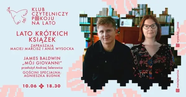 Lato krótkich książek | James Baldwin "Mój Giovanni" | Gościnnie Agnieszka Budnik