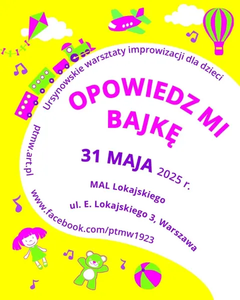URSYNÓW / Rodzinne warsztaty muzyczne OPOWIEDZ MI BAJKĘ