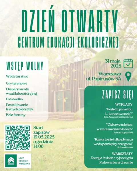 Dzień Otwarty w Centrum Edukacji Ekologicznej