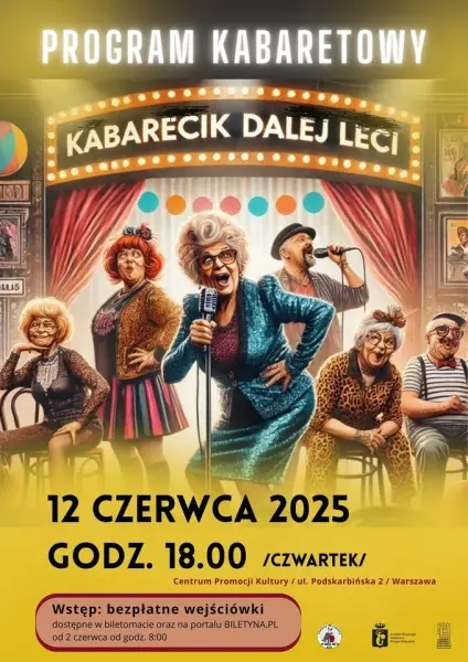 Program kabaretowy w wykonaniu grupy Kabarecik Dalej Leci