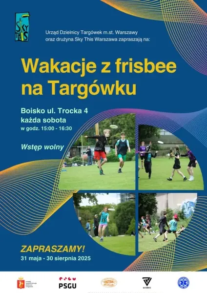 Wakacje z frisbee na Targówku