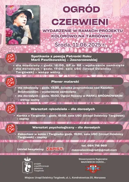Ogród Czerwieni - sztuka i natura spotykają się na Targówku!