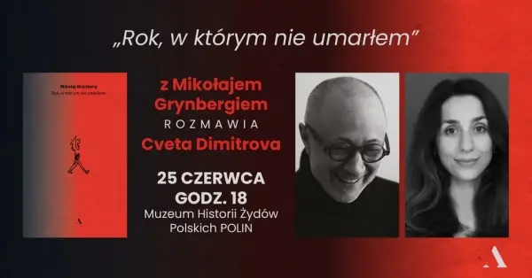 Czytelnia POLIN | Premiera książki Mikołaja Grynberga