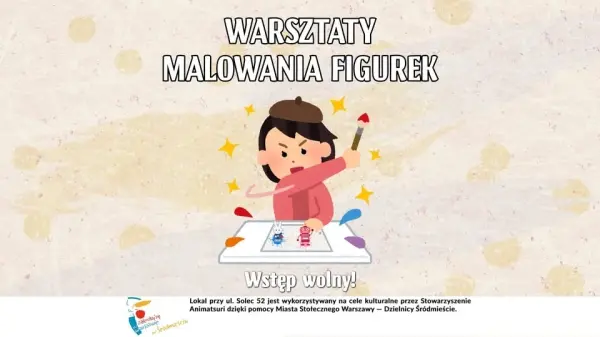 Warsztaty malowania figurek - Pokemony i nie tylko