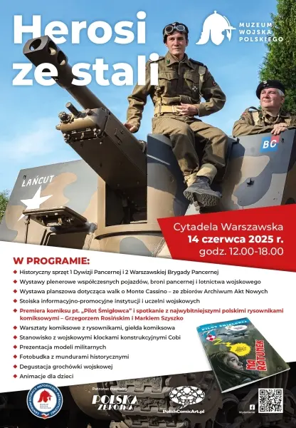 „Herosi ze Stali” -  święto historii, militariów, komiksu i rodzinnej zabawy!