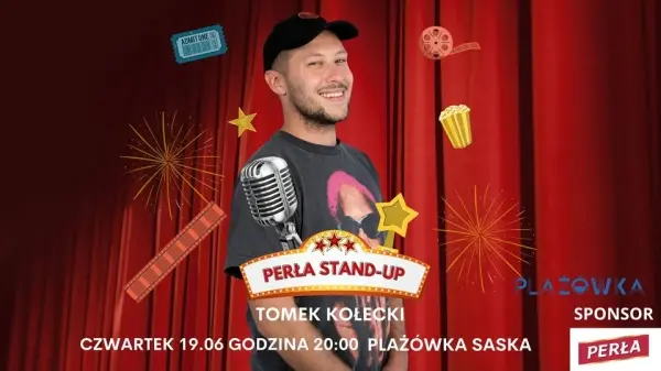 Perła Stand-up na plaży Saska! Tomek Kołecki