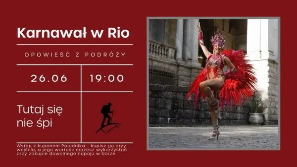 Karnawał w Rio - "tutaj się nie śpi"