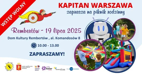 Rodzinny piknik z Kapitanem Warszawa w Rembertowie
