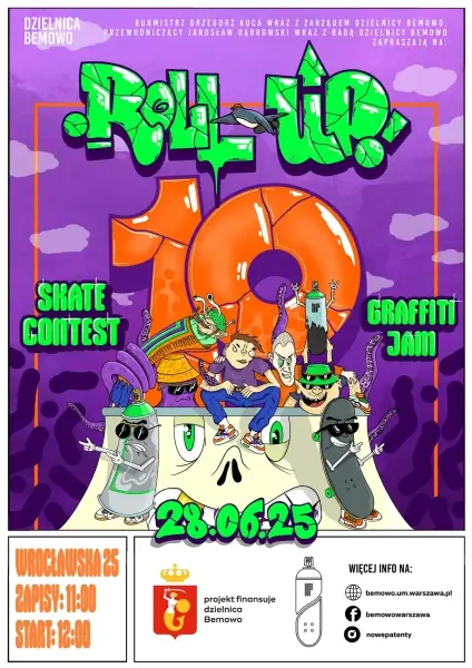 Roll Up Skate Contest vol. 10 | graffiti jam