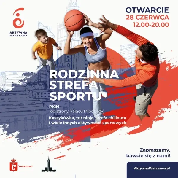 Rodzinna Strefa Sportu pod Pałacem Kultury i Nauki