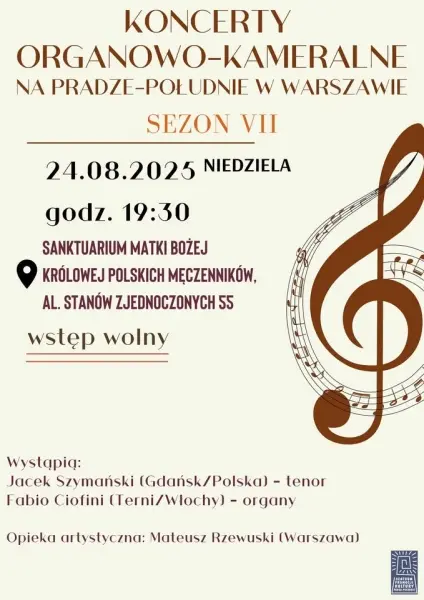 Koncert Organowo-Kameralny na Pradze-Południe