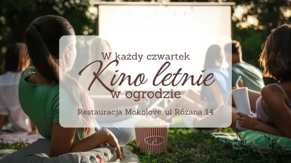 Kino letnie w ogrodzie Mokolove