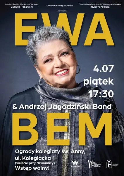Ewa Bem & Andrzej Jagodziński Band - koncert plenerowy