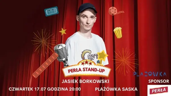 Perła Stand-up na plaży Saska! Jasiek Borkowski