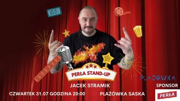 Perła Stand-up na plaży Saska! Jacek Stramik
