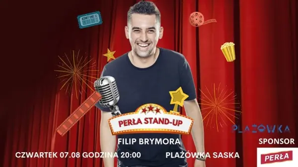 Perła Stand-up na plaży Saska! Filip Brymora