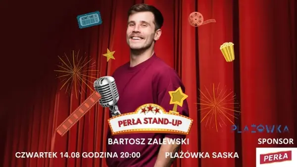 Perła Stand-up na plaży Saska! Bartosz Zalewski