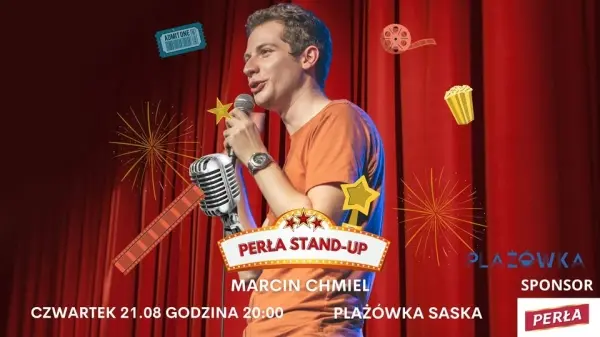 Perła Stand-up na plaży Saska! Marcin Chmiel