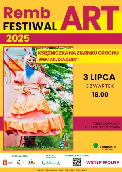 RembART FESTIWAL 2025. “Księżniczka na ziarnku grochu” – spektakl dla dzieci