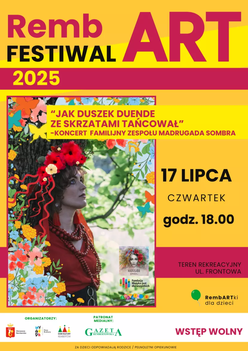 RembART FESTIWAL 2025. Koncert Familijny “Jak Duszek Duende ze Skrzatami Tańcował”