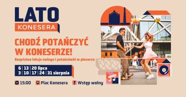 Bezpłatne lekcje swinga i potańcówki w plenerze