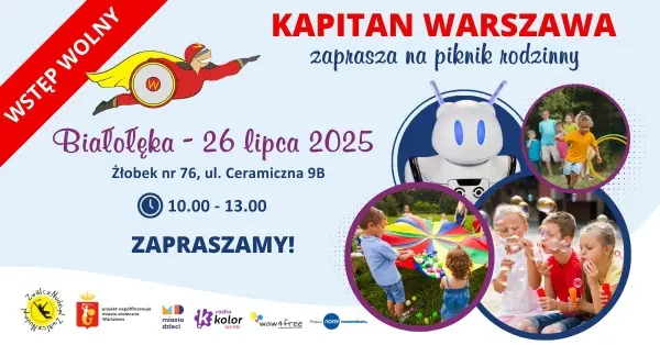 Rodzinny piknik z Kapitanem Warszawa na Białołęce