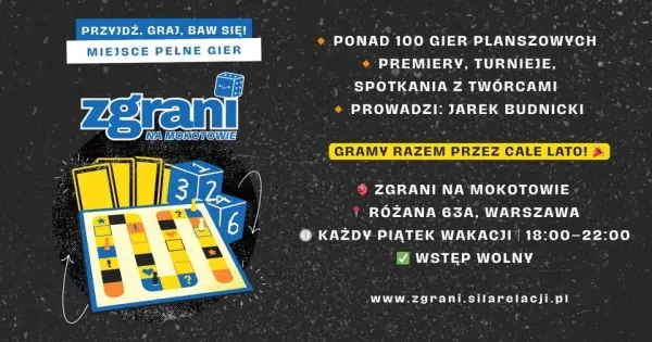 Wakacyjne piątki u Zgranych na Mokotowie