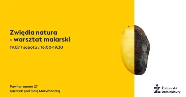 Zwiędła natura - warsztat malarski