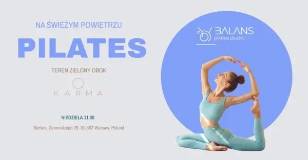 Bezpłatny pilates na świeżym powietrzu